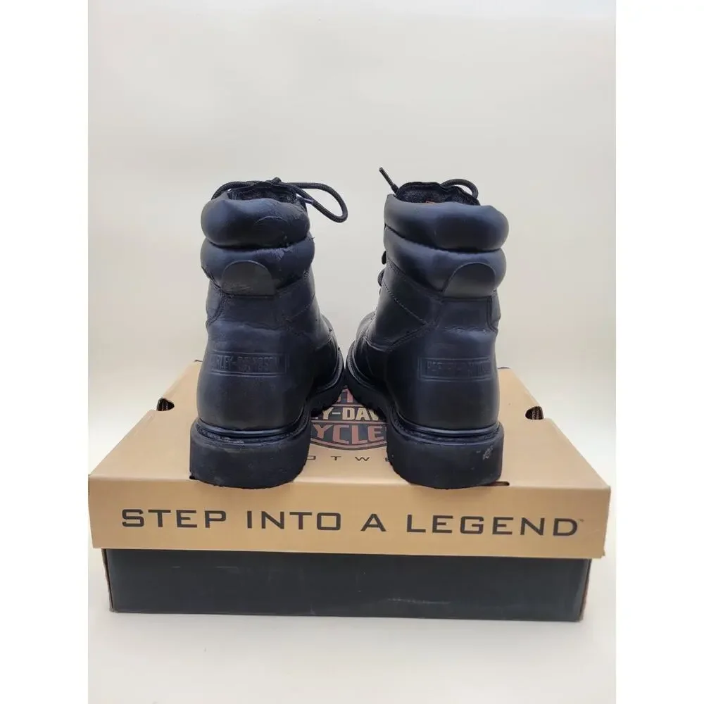 Harley-Davidson D91013 Men's Boot US 9.5 Black Original Box Included Steel Toe